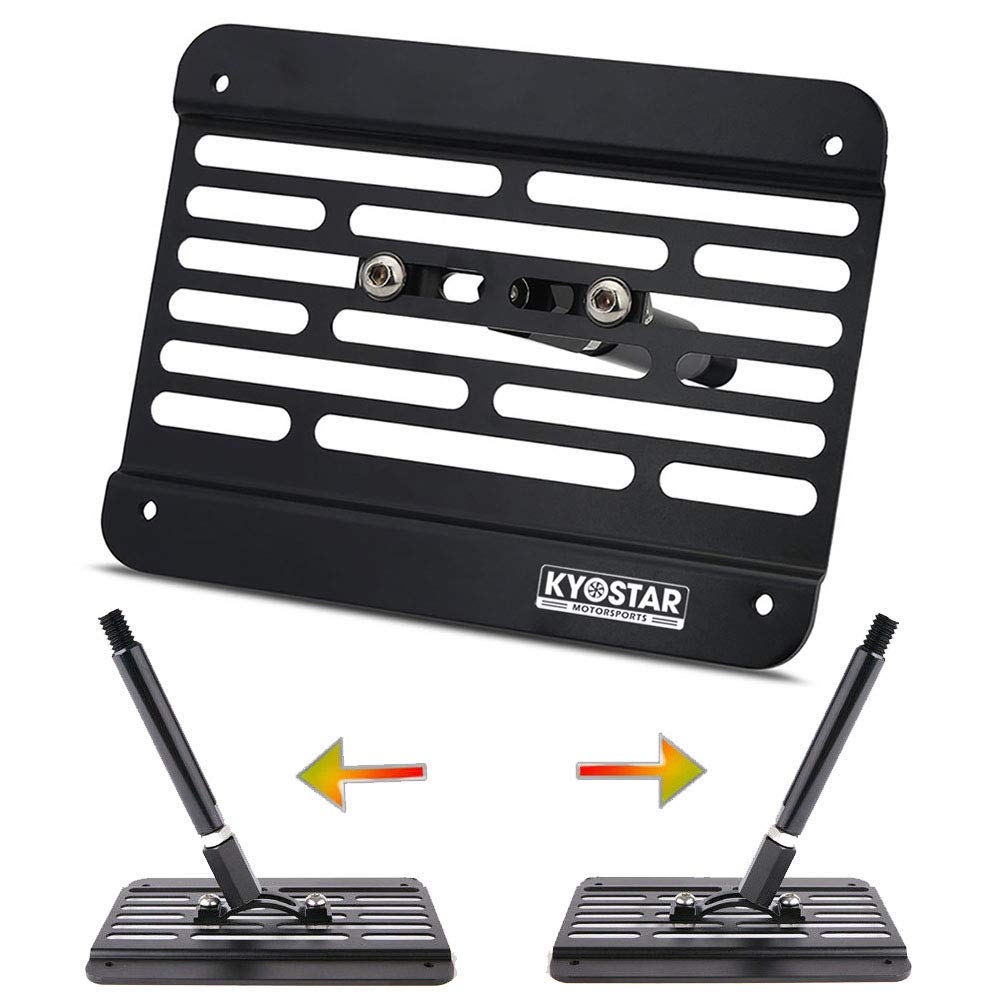 Soporte de soporte para placa de matrícula con gancho de remolque para parachoques delantero, modificación sin taladro, soporte de ojo de remolque para Lexus es 8