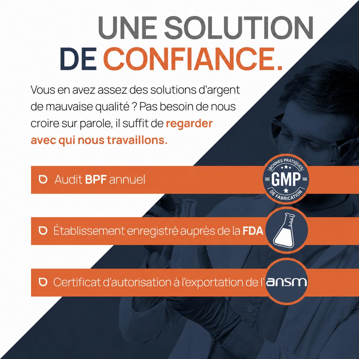 Argent Colloïdal 40 PPM 1000 ml - Supérieur au 15ppm & 20ppm - Oligo élément bio disponible - Liquide 100% Naturel - Pour famille & Animaux