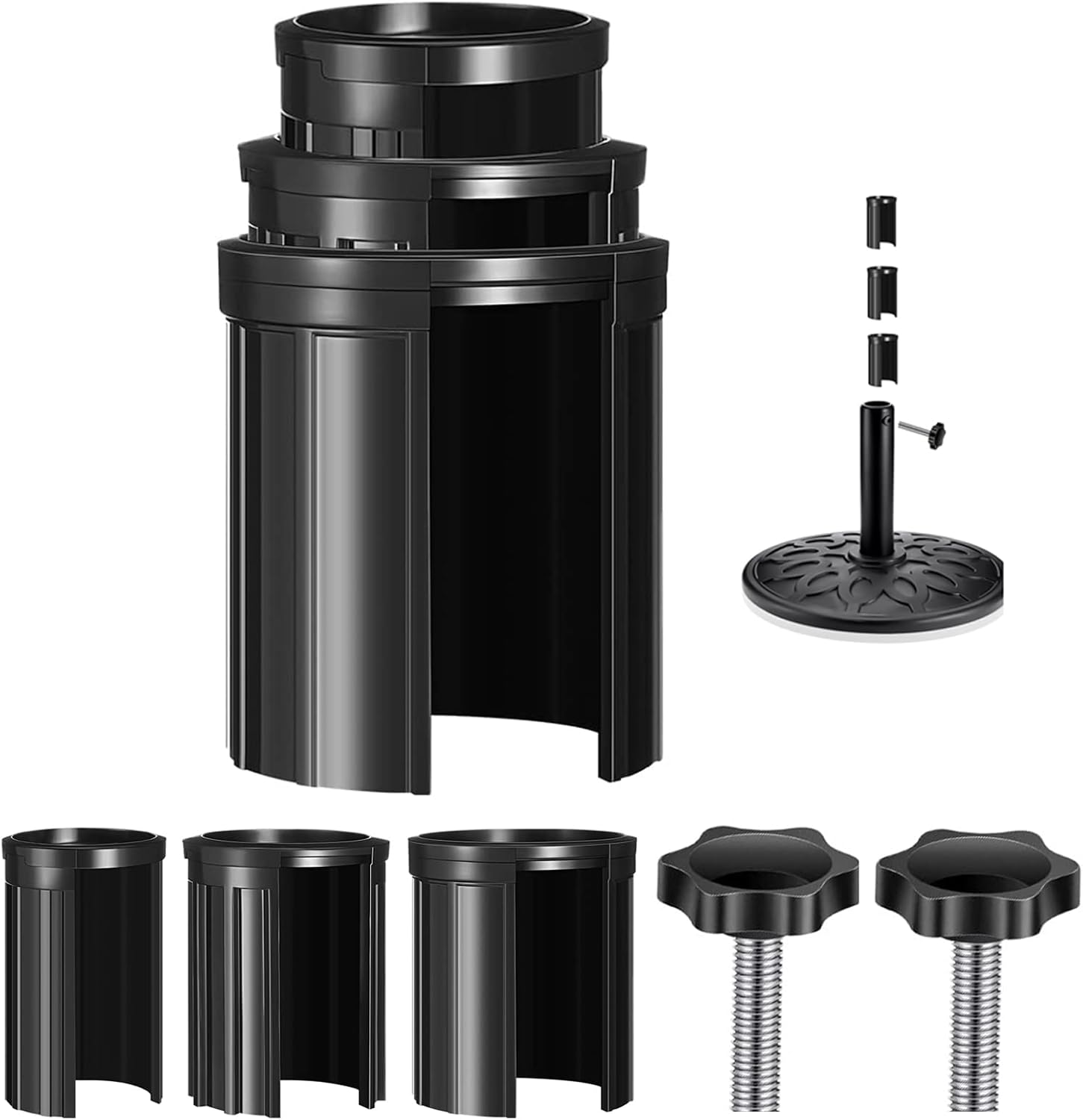 5 Pcs Patio Umbrella Stand Replacement Part Umbrella Base