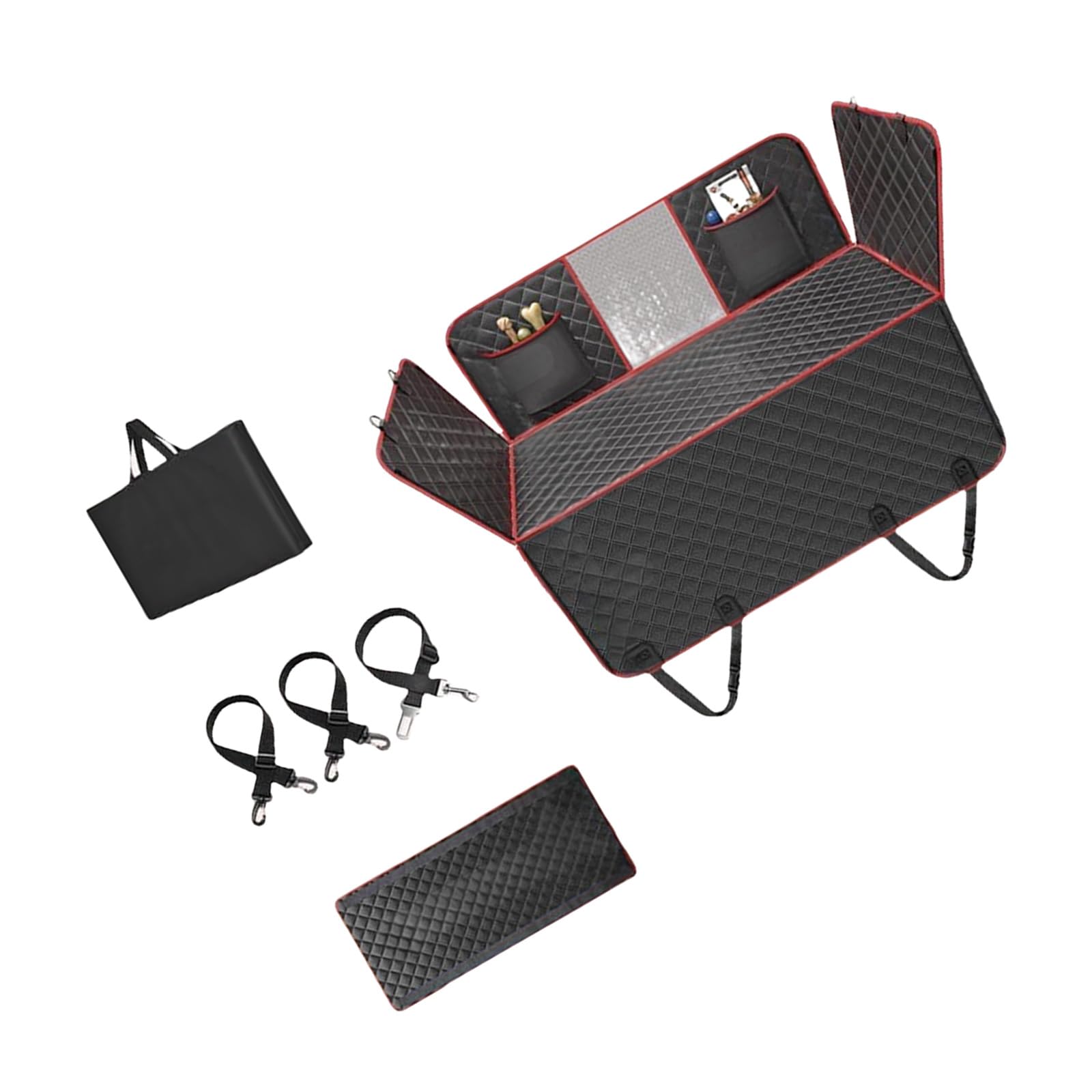 Hamac de voiture pour chien protection de siège arrière pour berline et SUV