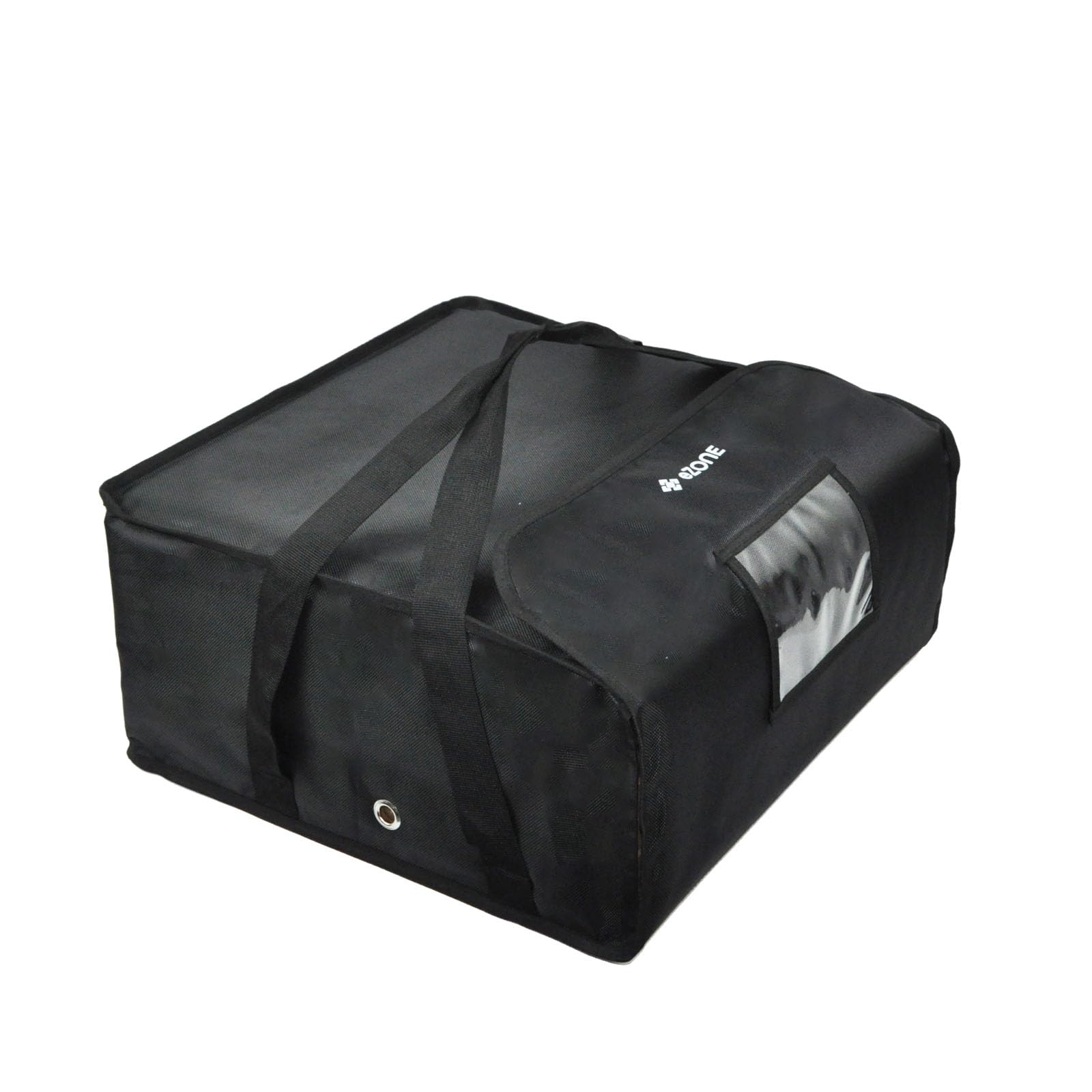 Pizza-Liefertasche, 45,7 x 45,7 x 21,6 cm, vollisoliert, strapazierfähig, Schwarz