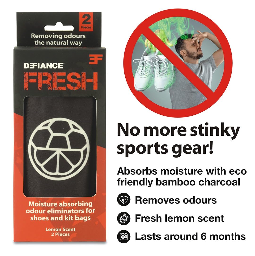Defiance Fresh - Desodorante para botas y zapatos, como se ve en Dragons' Den, bolsas desodorizantes reutilizables para zapatos malolientes, eliminador de olores de zapatos, ambientador y absorbente