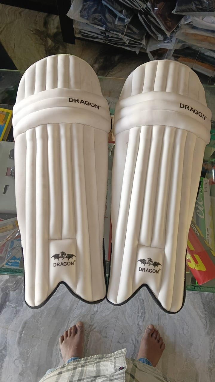Dragon Intense Attitude Leather Cricket Batting Legguard for Mens, Size - Mens, Right Hand-image-16