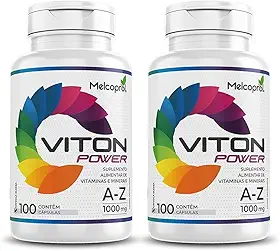 Suplemento Vitaminico A-Z Viton Power 2x 100 cápsulas 1000mg