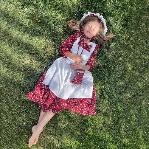 Vestido Colonial Floral para Niñas Aoiviss miniatura 4