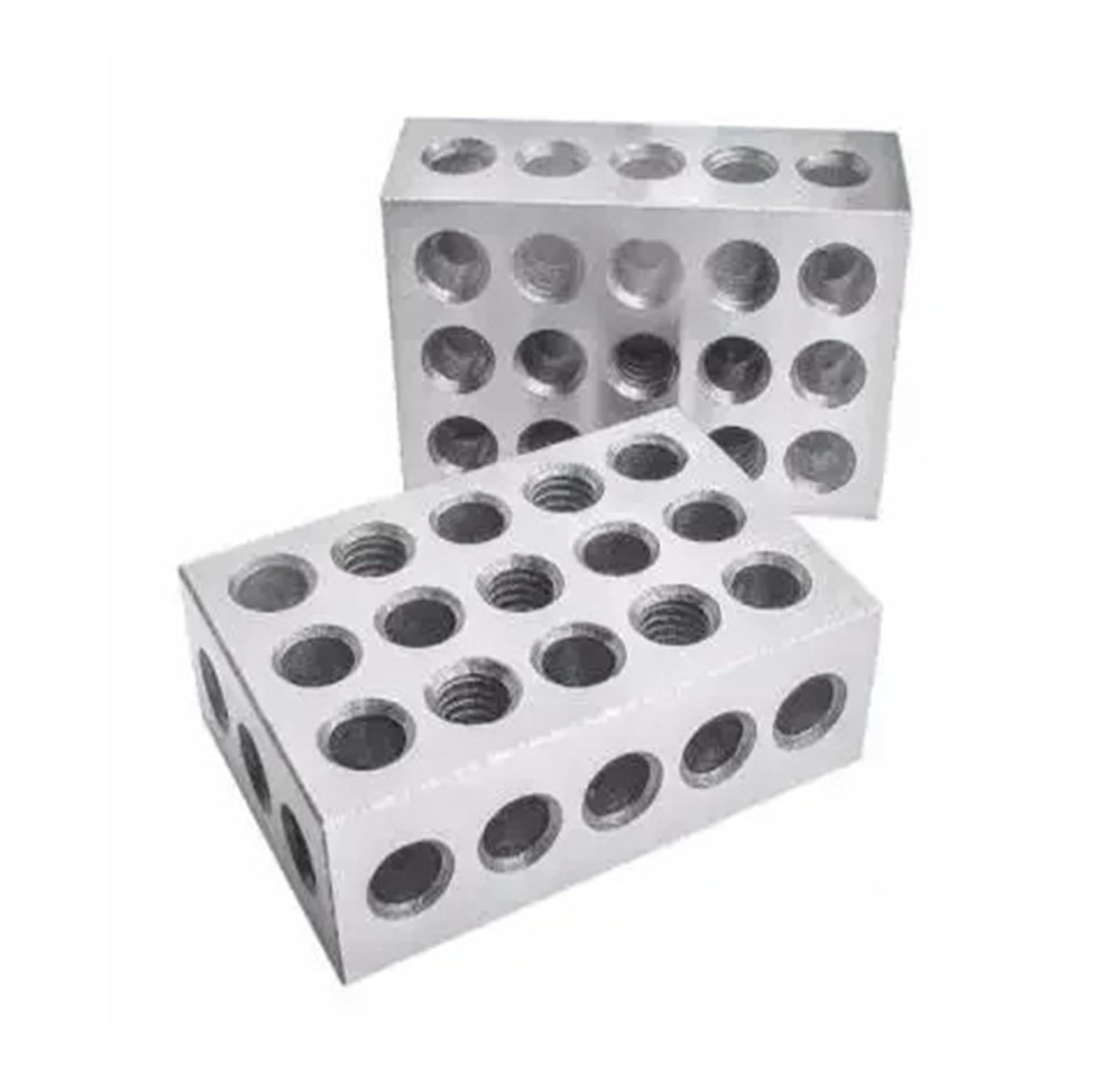 Blocs de précision en Acier trempé 0,0001" machiniste Assorti 123 fraisage 23 Trous 25-50-75mm(25-50-75mm)