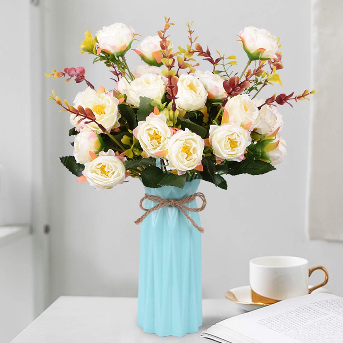 Amazon｜造花 枯れない花 人工観葉植物 インテリア ギフト プレゼント