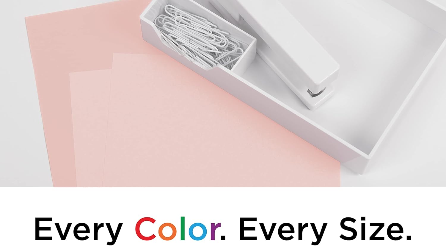 JAM PAPER Matte 80lb Cardstock - 8.5 x 11 Coverstock - 216 gsm - Baby Pink Pastel - 250 Sheets/Ream