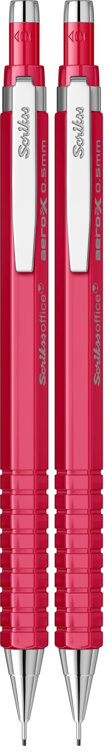 Scrikss Office Aero-X Versatil 0.5 Mm Kirmizi (2 paketi)