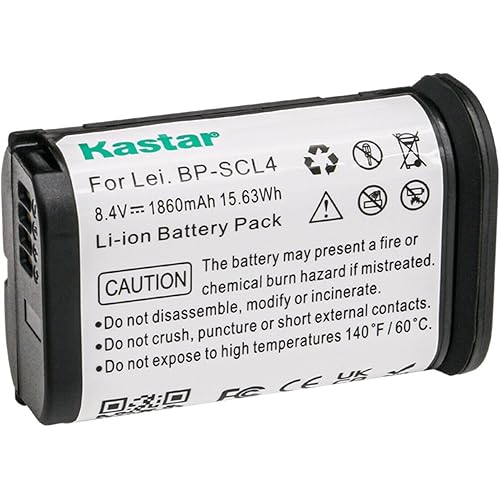 Kastar 1-Pack Rechargeable Li-ion Battery Replacement for Leica BP-SCL4 (16062) Battery, Leica BC-SCL4 Charger, Leica S, Leica Q2, Leica SL Series, Leica SL Typ 601 Camera