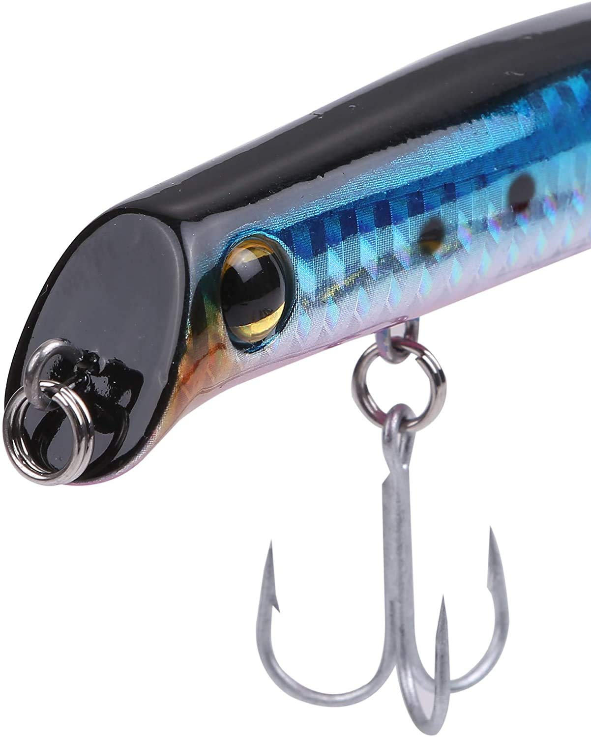 Amazon.co.jp: リップレス ミノー ルアー フローティング シーバス