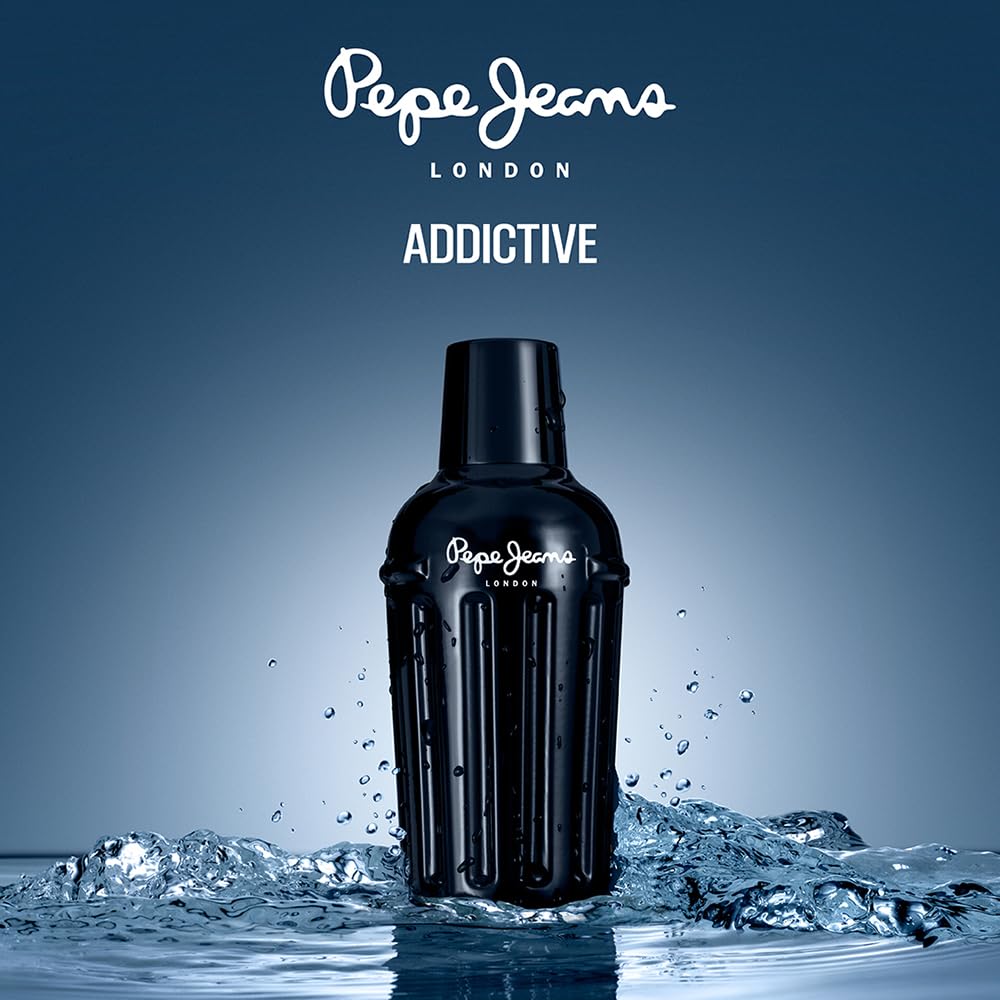 Pepe Jeans Addictive For Him Estuche Regalo Perfumes Hombre Pack de 2 piezas Eau de Parfum 100ml y Shower Gel 100ml Set Fragancia Oriental y Amaderada