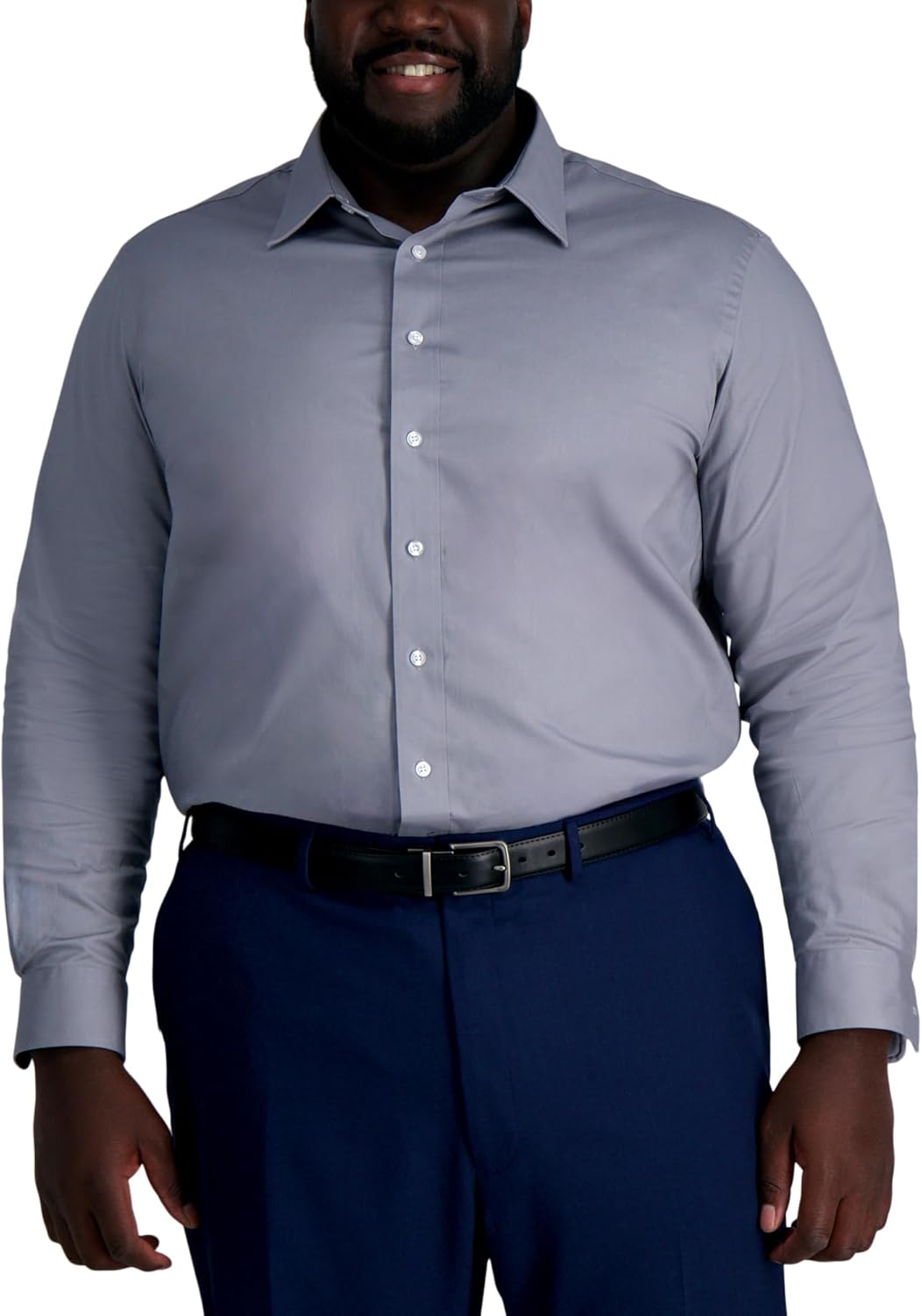 Haggar Mens Haggar Men's Premium Comfort Classic Fit Wrinkle Resistant Dress Shirt