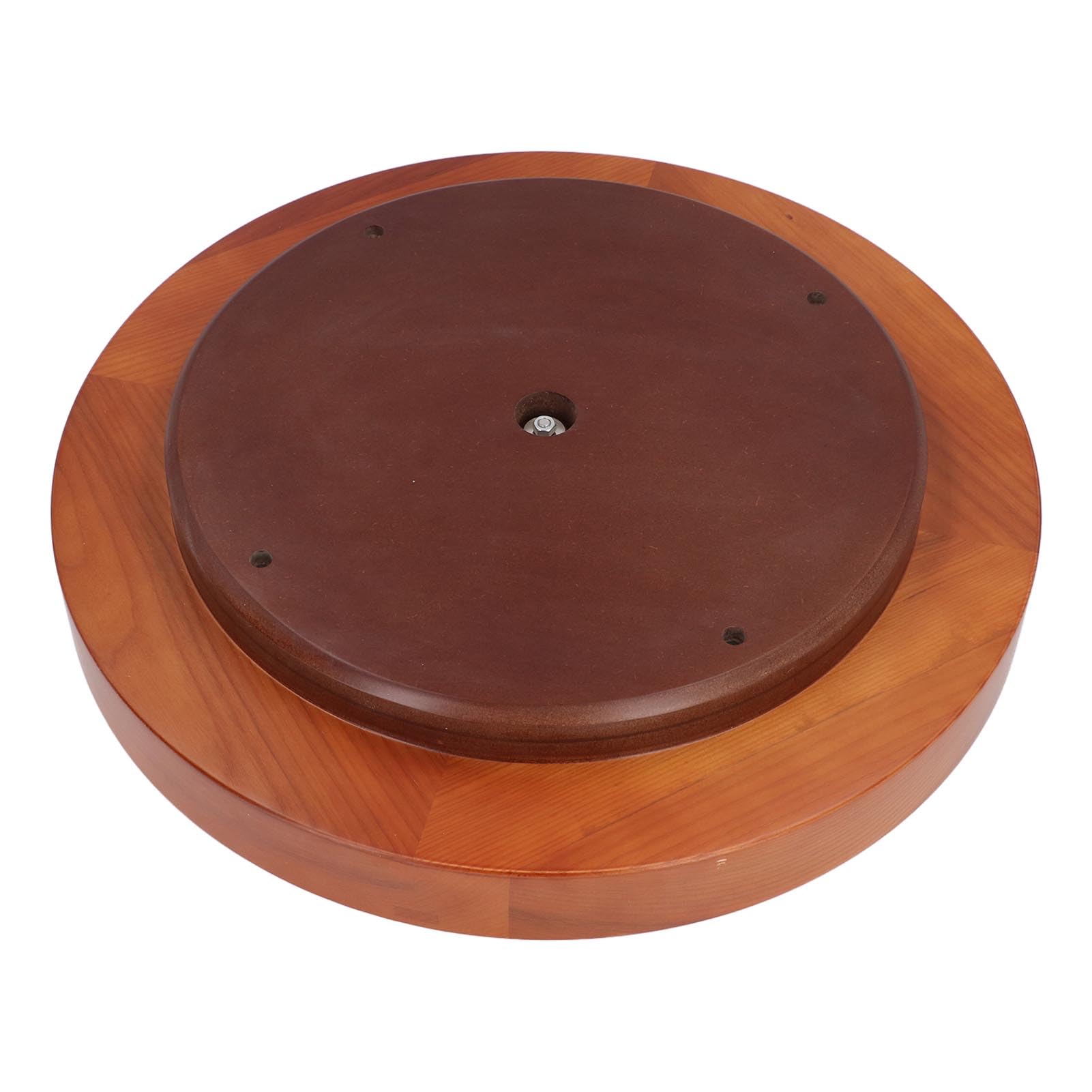 Generic Drewniany Zestaw Kółek do Gier Imprezowych dla Dorosłych Elegancki Design o średnicy 45 Cm Płynny Obrót z 2 Kulkami Idealny do Nocnej Zabawy