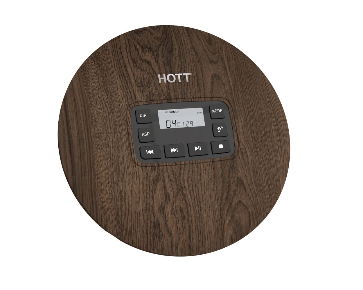 Portátil CD Jugador con protección Anti-Skip Earbudos estéreo-Grano de Nuez CD-R/CD-RW / MP3 Compatible DE Alta FIDELIDAD Jugador Super Battery Life-Home Car & Travel
