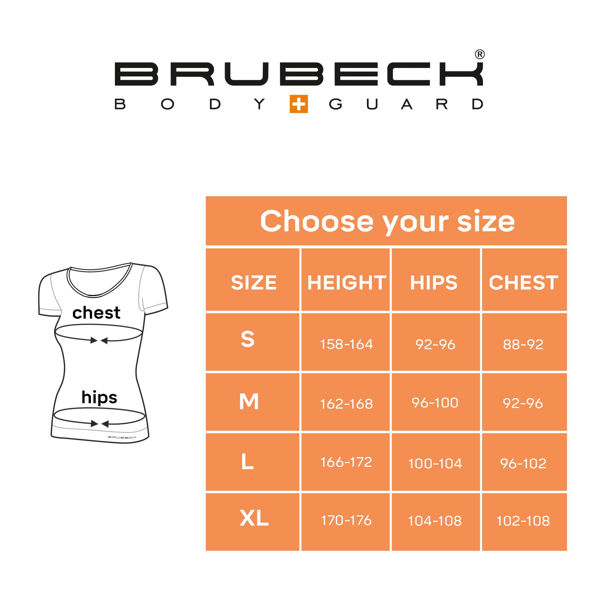 Brubeck Damski T-shirt | oddychający | termiczny | sport | outdoorowy | bielizna funkcyjna | górna część | 41% wełna merino | SS11020