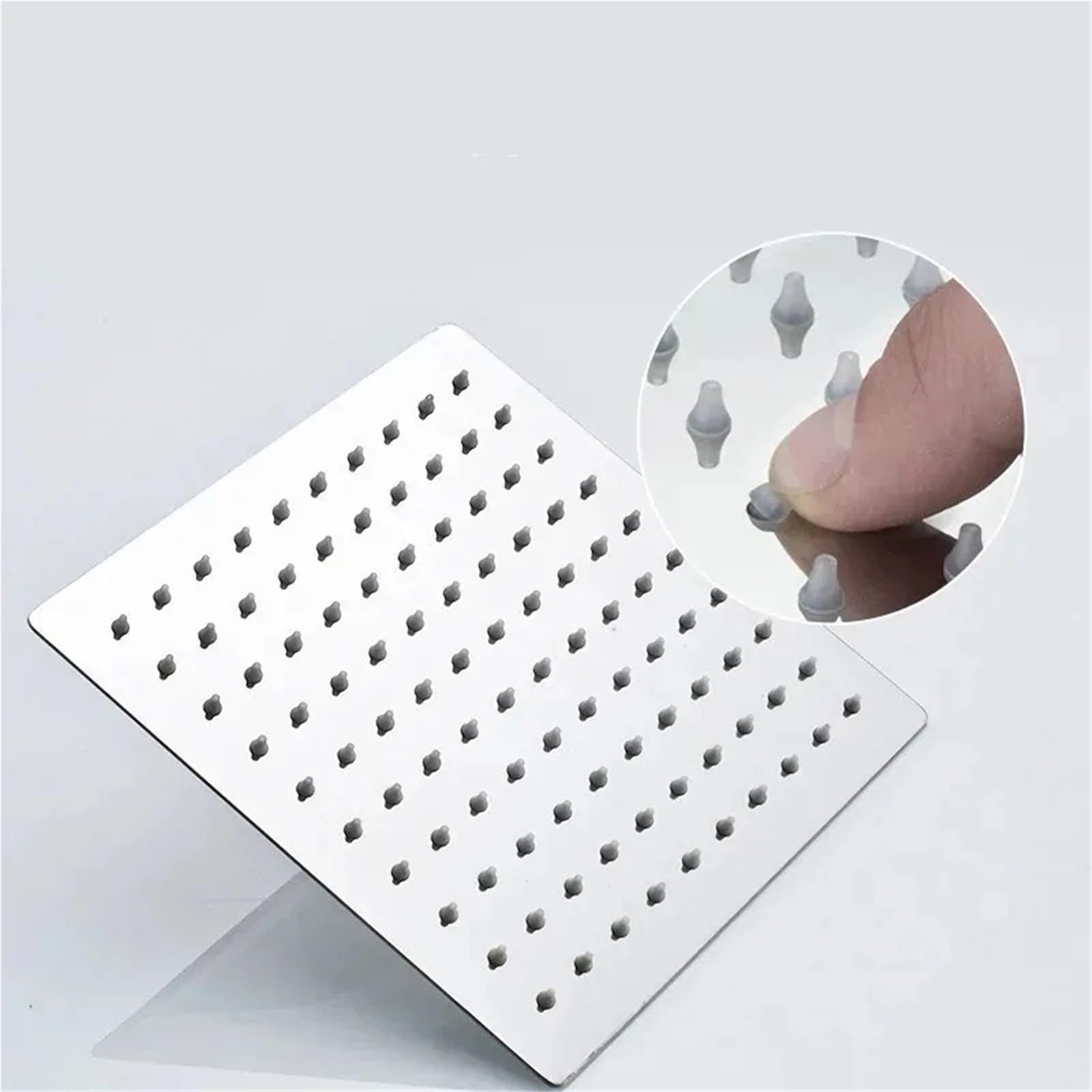 Stal nierdzewna 8/10/30.5 cm deszczownice prysznicowe kwadratowe ultra cienkie wodospad (25 cm)