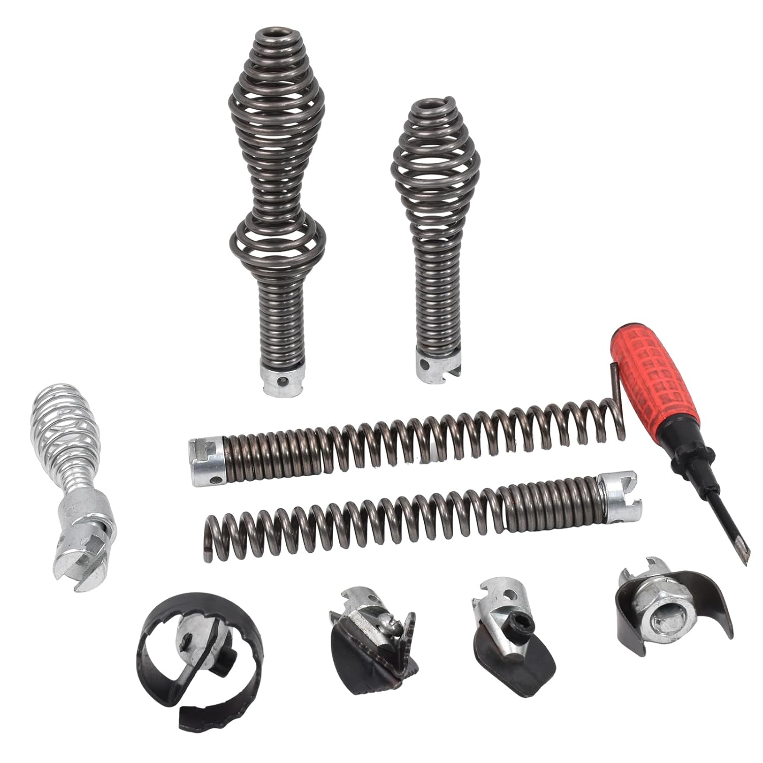 10pcs Cutter and Auger Set 5/8" Cable End Suitable for RIDGID C8 Drain