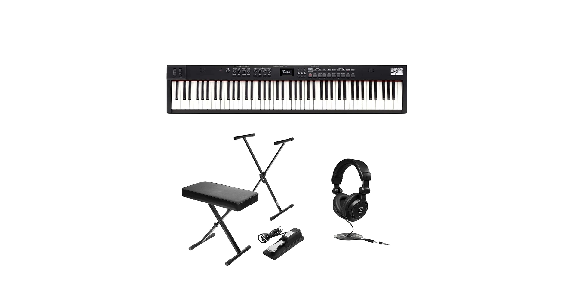 Roland RD-88（ペダル付き） Amazon | ROLAND（ローランド） RD-88 3本ペダル入り充実6点