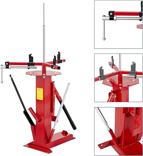 Miniatura 8 de Cambiador de neumáticos manual múltiple, herramienta de mano portátil para neumáticos de 4 a 16-12 pulgadas, rojo