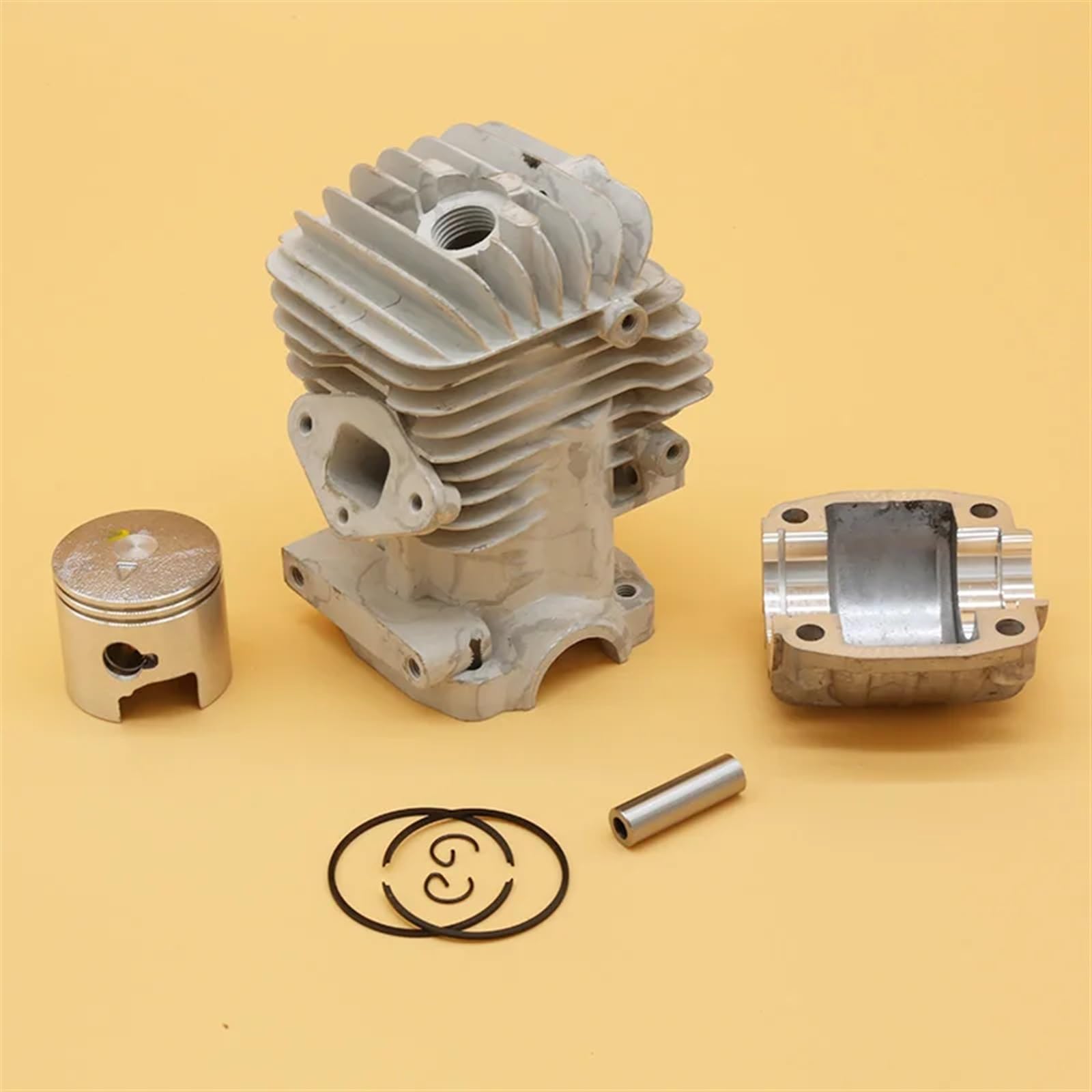 Zestaw tłoka cylindra 34 mm w stylu chińskim 2500 25CC do piły łańcuchowej ogrodowej Części zamienne do narzędzi Części do narzędzi ogrodowych