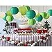 12PCS Paper Lanterns with Assorted Colors and Sizes Paper Lanterns Decorative,Chinese/Japanese Paper Hanging Decorations Ball Lanterns Lamps for Home Decor, Parties, and Weddings (Green)