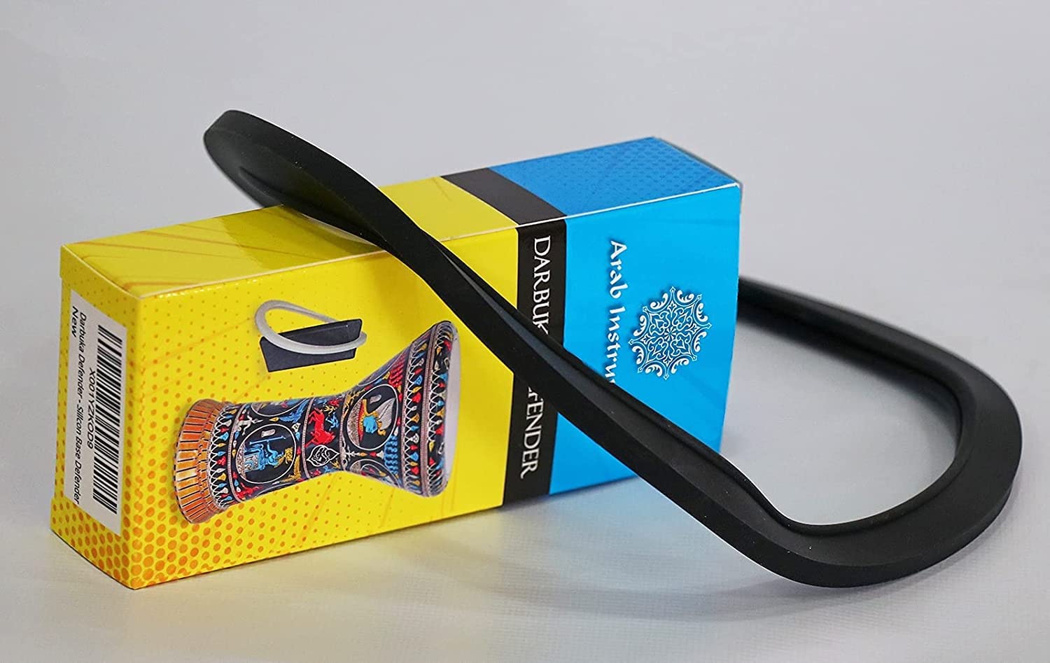 Arab instruments Darbuka Defender Black Doumbek Silicon Base Protector