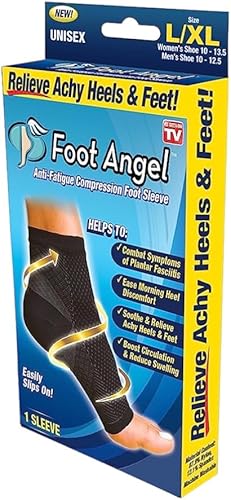 FALW-MC24/6 - Funda de compresión antifatiga para alivio de la fascitis plantar, grande/XL, negro, L-XL disponible en Yaxa Costa Rica