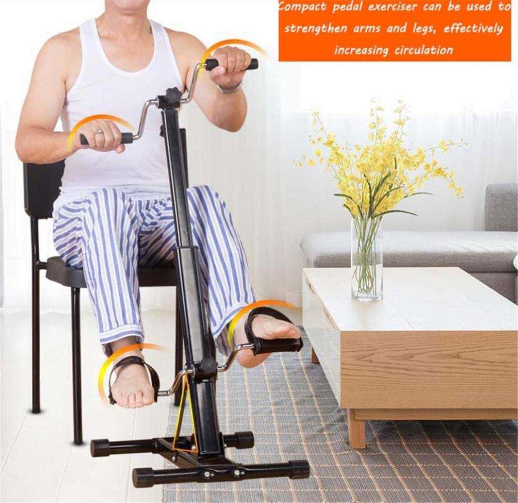 Cyclette Pedale Ginnico-Esercizi per Pedali compatti per Piedi, Mani, Braccia, Gambe Pedali per Esercizi fisici Pedali per Pedali, Attrezzatura da Palestra per Riabilitazione Fitness