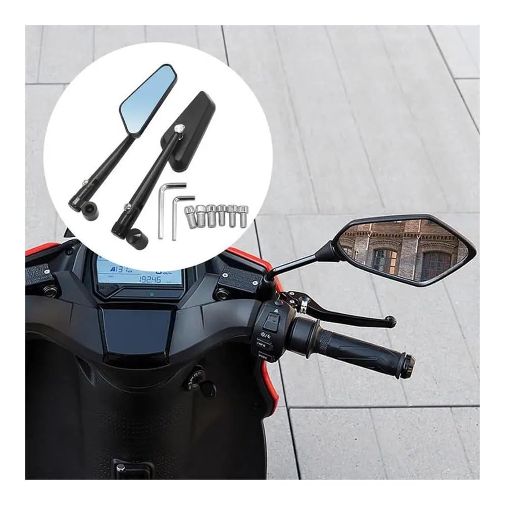 Reflector De Aluminio CNC Para Modificación De Motocicletas Universal, Espejo Retrovisor Para Motocicletas Scooter, Accesorios Para Motocicletas Retrovisor moto