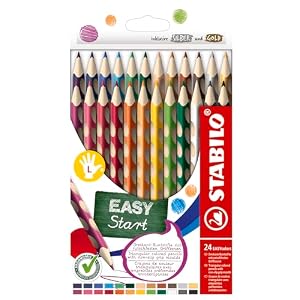 STABILO EASYcolors Buntstifte 24er Pack Linkshänder