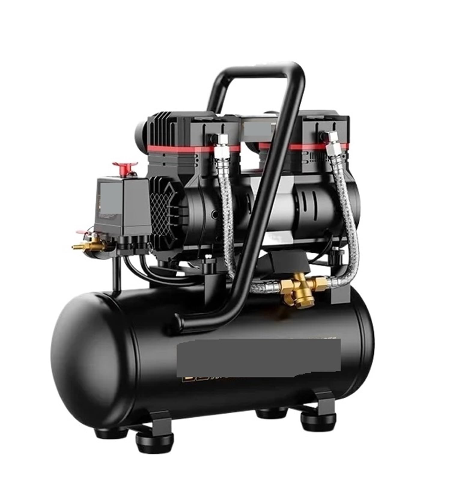 Silent Air Compressor 220V Portable Industrial Grade Woodworking Silent High Pressure Air Compressor Pump(3990W-20L-1)