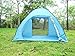 LOVE STORE Outdoor Automatic Pop up Instant Portable Beach Tent 2-3 Person Anti UV Beach Tent Beach Shelter (Blue)