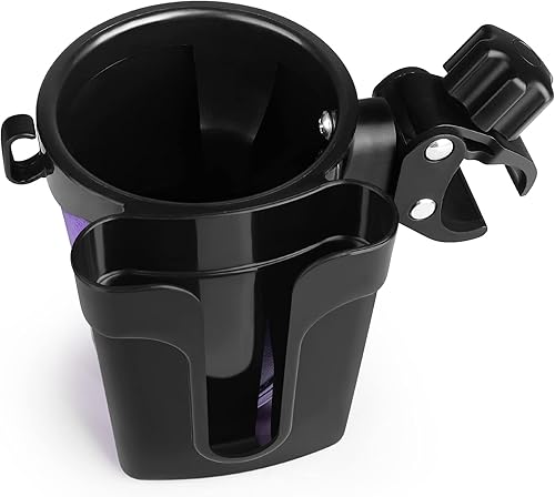 Miniatura 3 de Accmor Portavasos para cochecito con soporte para llaves de teléfono, portavasos universal 3 en 1, soporte para botellas de bebidas para cochecito,