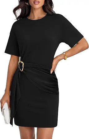 ZESICA Women's Summer Sleeveless Bodycon Sweater Maxi Dress