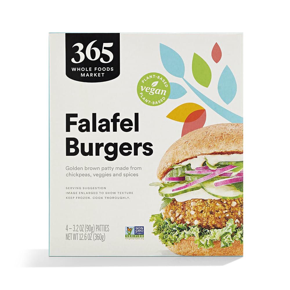 Amazon.com: 365 By Whole Foods Market, Frozen Falafel Burgers