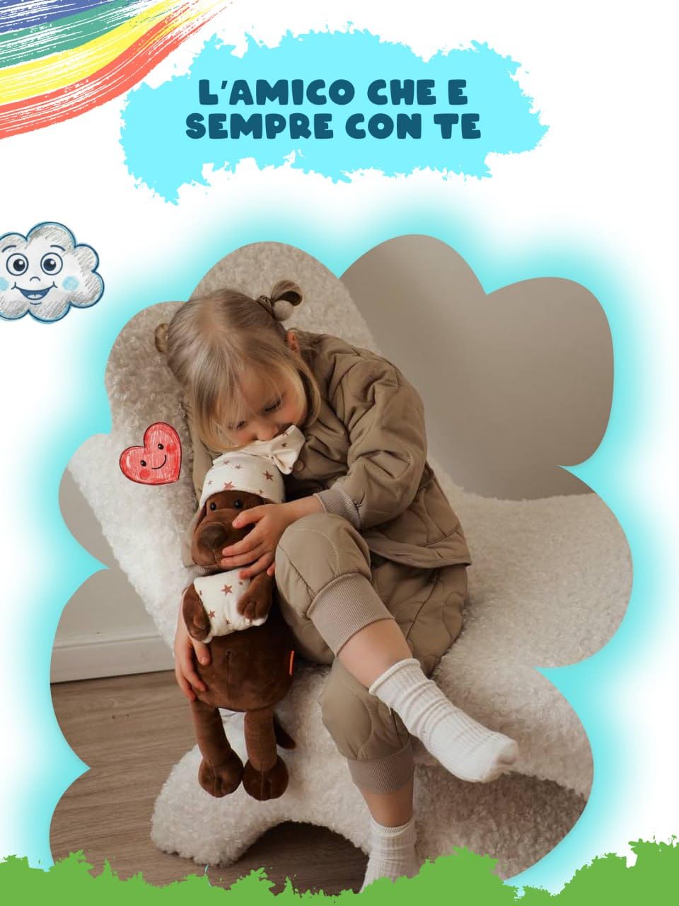 LeCoon Cane di peluche – 500+ storie, canzoni e ninne nanne