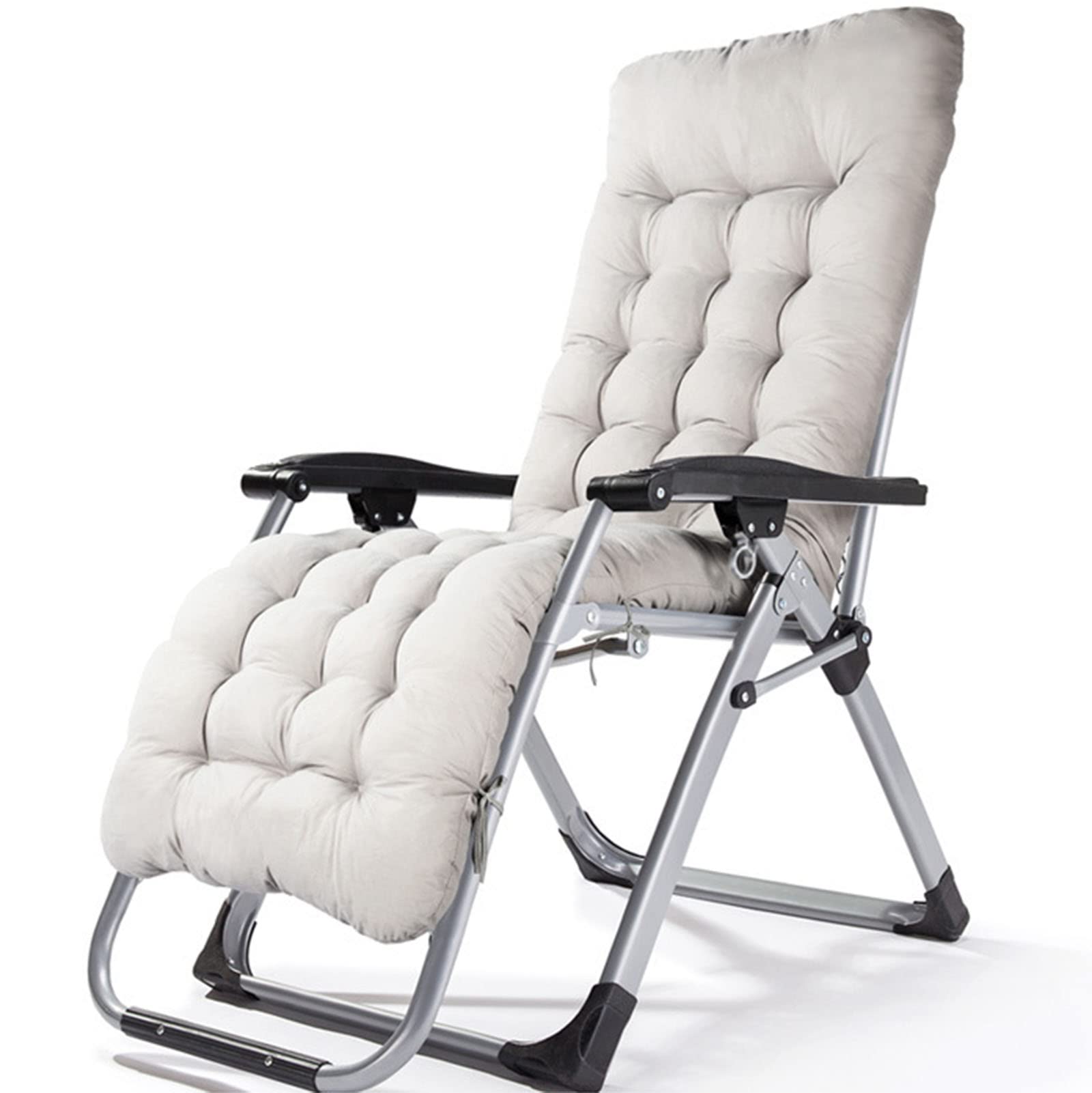 Sillón de Gravedad Cero de Gran tamaño, sillón reclinable para jardín, sillón reclinable Plegable para Patio al Aire Libre, Chaise Plegable portátil, G