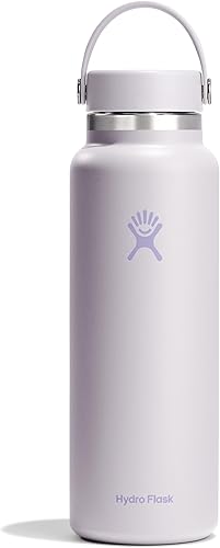 Miniatura 84 de Hydro Flask - Botella de agua de acero inoxidable aislada - Boca ancha con tapa flexible, sin derrame, a prueba de fugas y recargable de 40 oz