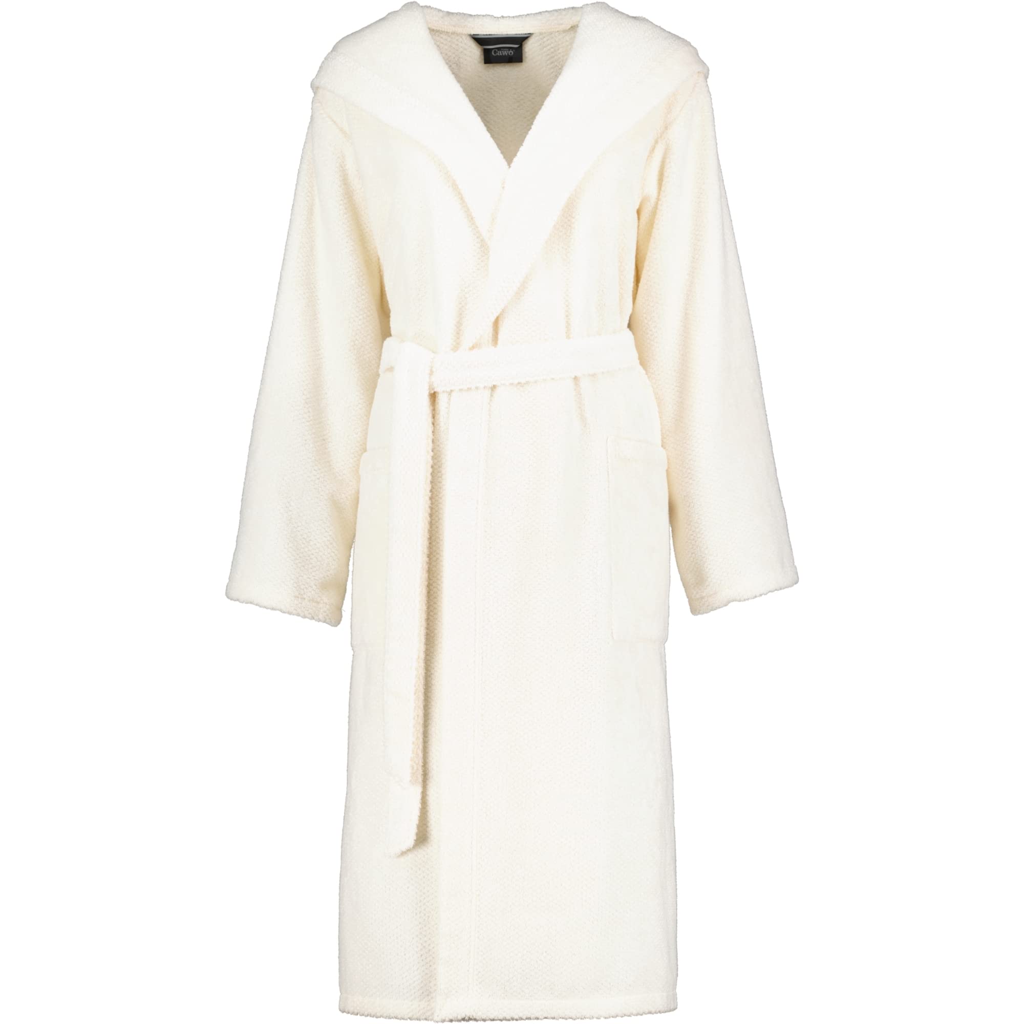 Cawö Bademantel Damen Kapuze Pure 5223 natur