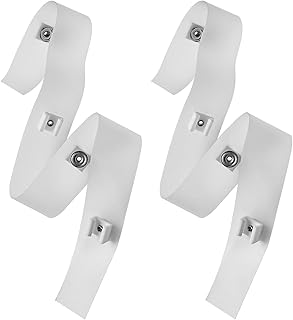 Bestotal RV Curtain Glide Tape A115 for RV Curtains Clear Glide Tape #9, Use with Ceiling or Wall Mount Curtain Track A201 or A202 - Window Covering Hardware 1/2 inch Glides - 72 inches Long (2 Pack)