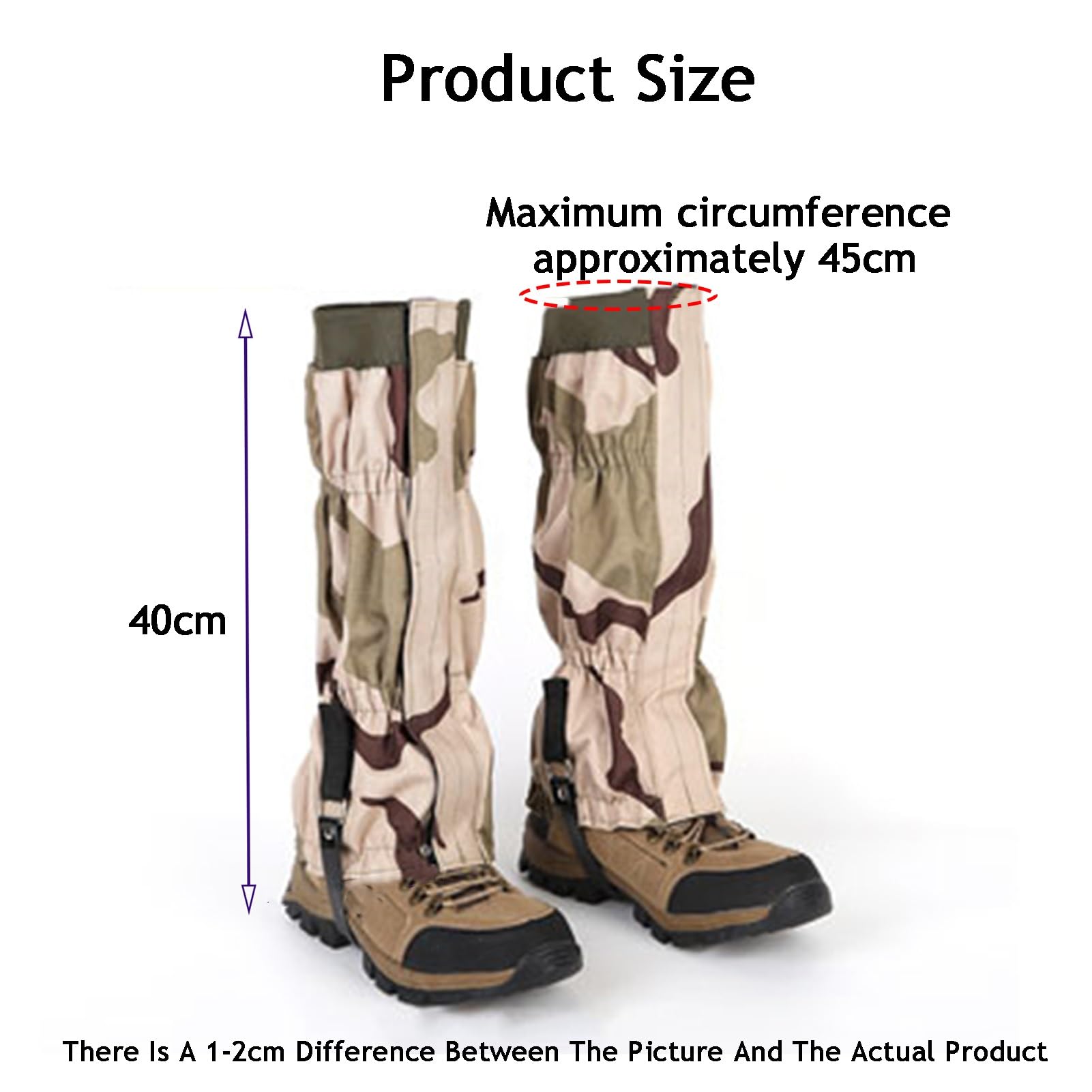 Genérico Funda Ligera For Mallas, Polainas For Senderismo, Accesorios Ergonómicos Y Transpirables For Caminar En El Desierto, For Correr Y Escalar