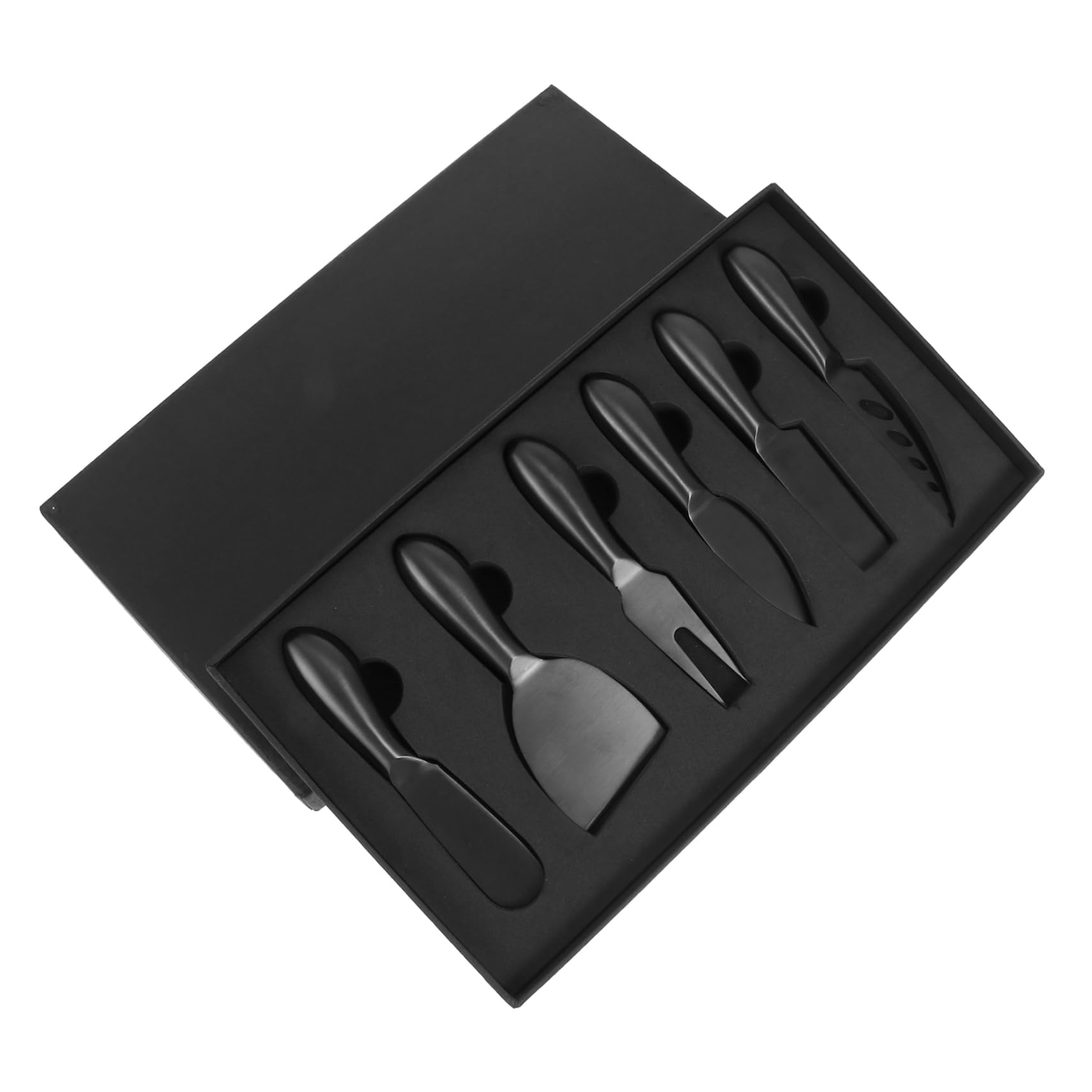 Mikinona 6 Stück Edelstahl Käsemesserset Käseschneider Mit Ergonomischem Griff Küchenutensilien Zum Käse Schneiden Und Servieren