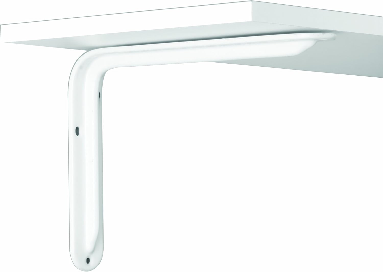 Knape & Vogt Shelf Bracket, 1 Count (Pack of 3), White