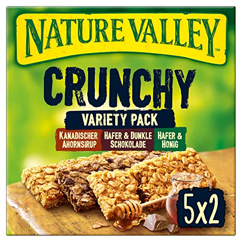 Nature Valley Crunchy Variety Pack, 10 Müsliriegel (5x2), 210 g