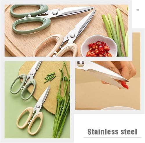 Miniatura 3 de Tijeras de cocina resistentes de acero inoxidable, tijeras para aves de corral, tijeras de alta resistencia, tijeras de alimentos, tijeras de hueso