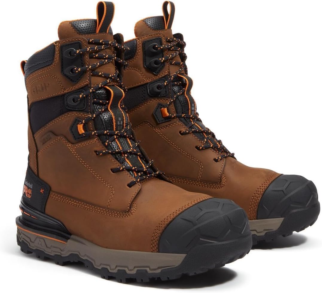 Timberland PRO mens Boondock Ultralight 8" Composite Safety Toe Waterproof Industrial Work Boot - Image 2