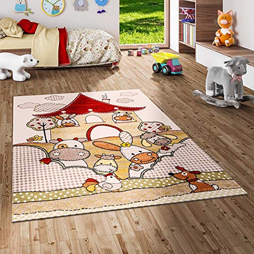 Maui Kids - Alfombra infantil - Funny Friends - colorido en 5 tamaños