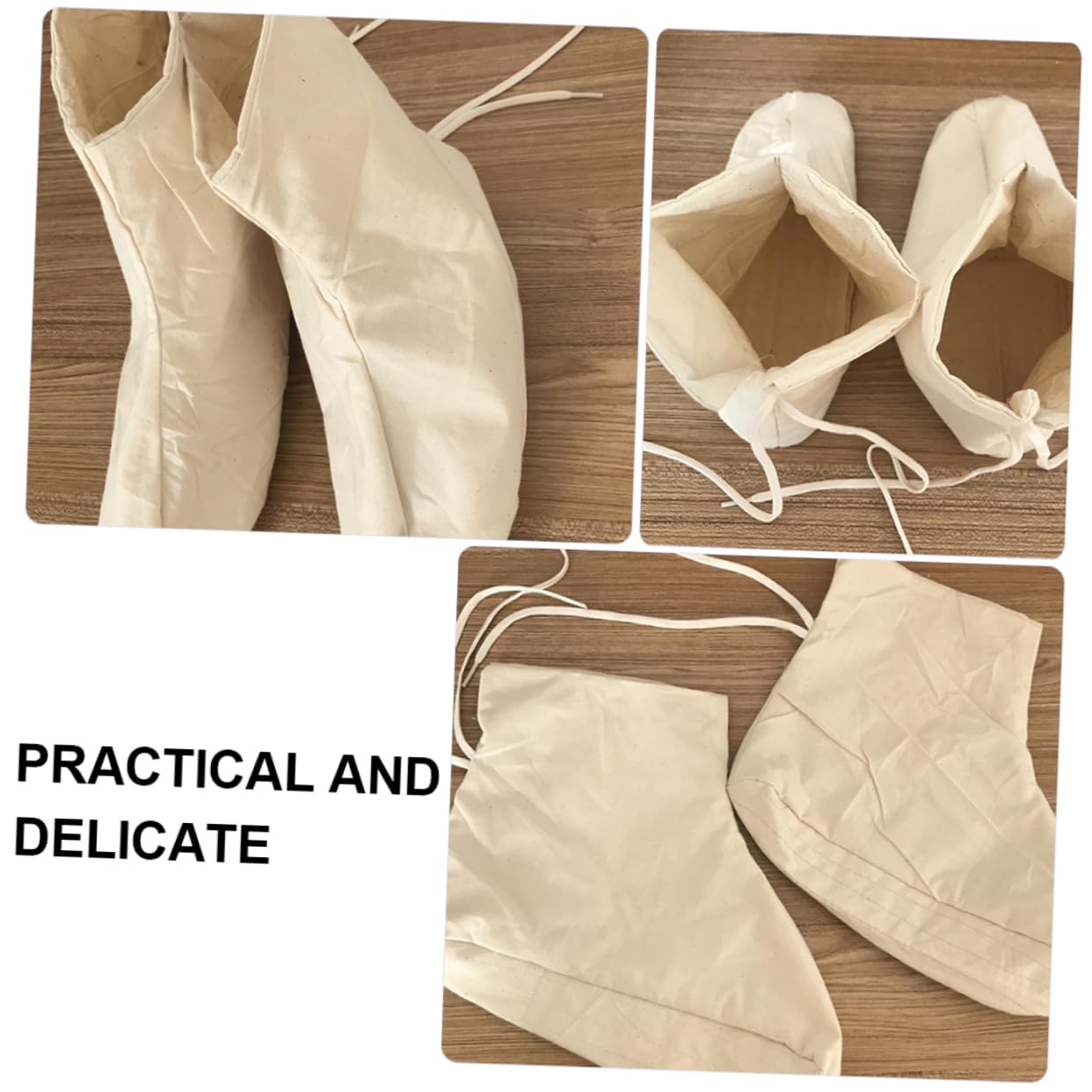 Toddmomy Fußabdeckung Reine Baumwolle Beige