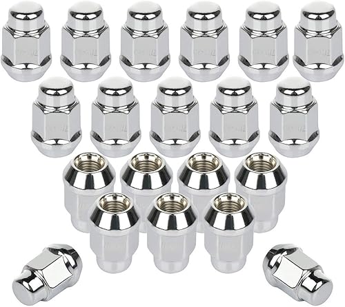 Miniatura 2 de KFKGF 716-20 Tuercas de rueda cromadas de extremo cerrado para Caprice 1977-1990 para Styleline Special 1950-1952 - Juego de 20